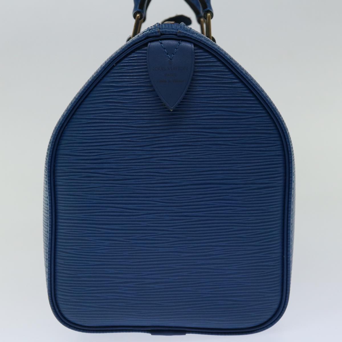 LOUIS VUITTON Epi Speedy 25 Hand Bag Toledo Blue M43015 LV 70114