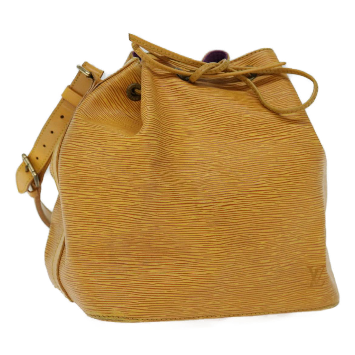 LOUIS VUITTON Epi Petit Noe Shoulder Bag Tassili Yellow M44109 LV 70117