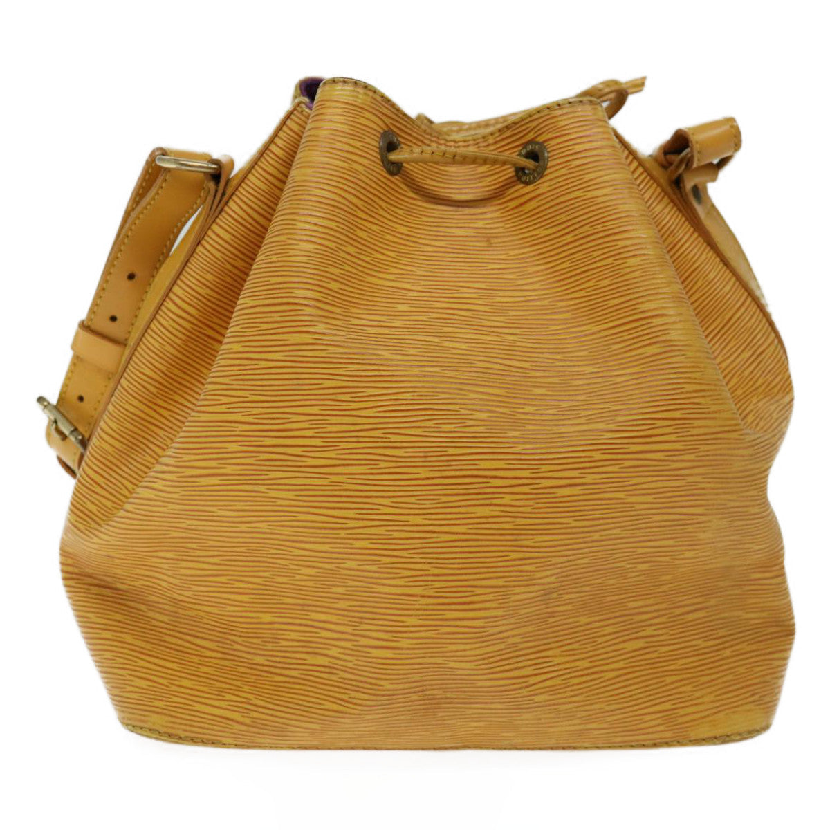 LOUIS VUITTON Epi Petit Noe Shoulder Bag Tassili Yellow M44109 LV 70117