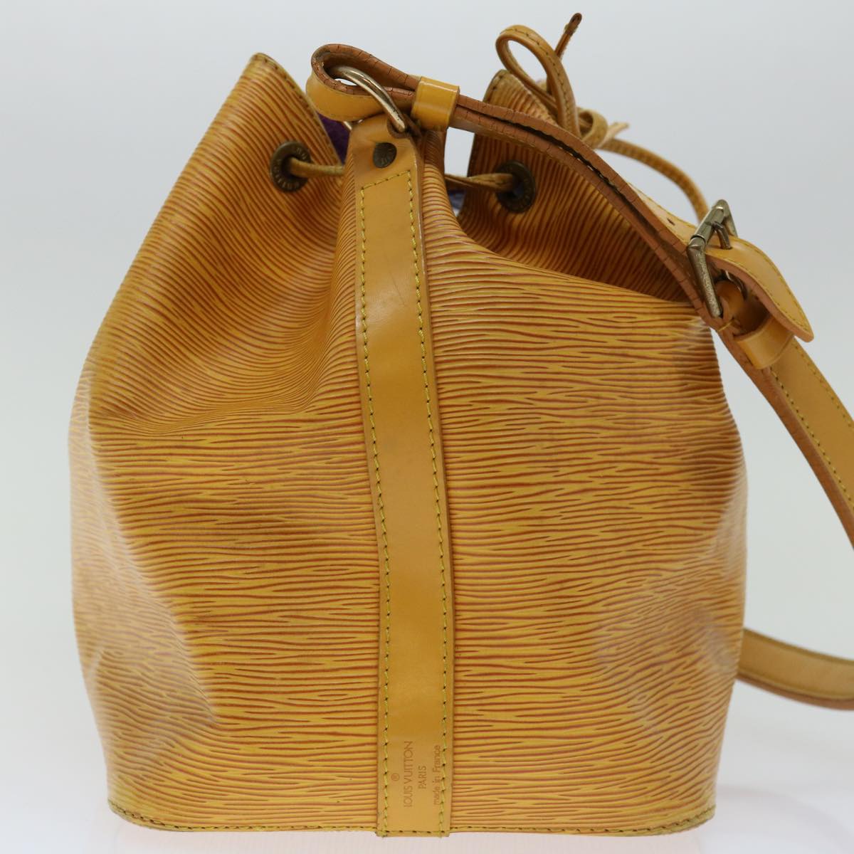 LOUIS VUITTON Epi Petit Noe Shoulder Bag Tassili Yellow M44109 LV 70117