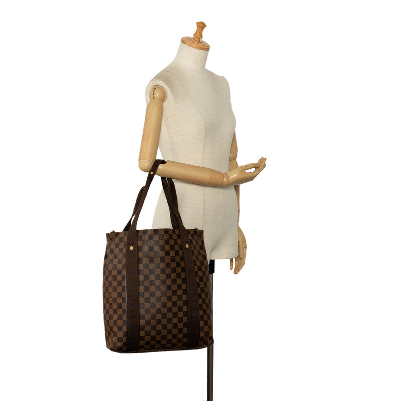 Louis Vuitton Damier Kaba Bubble Handbag N52006 Eve Brown PVC Leather  Louis Vuitton