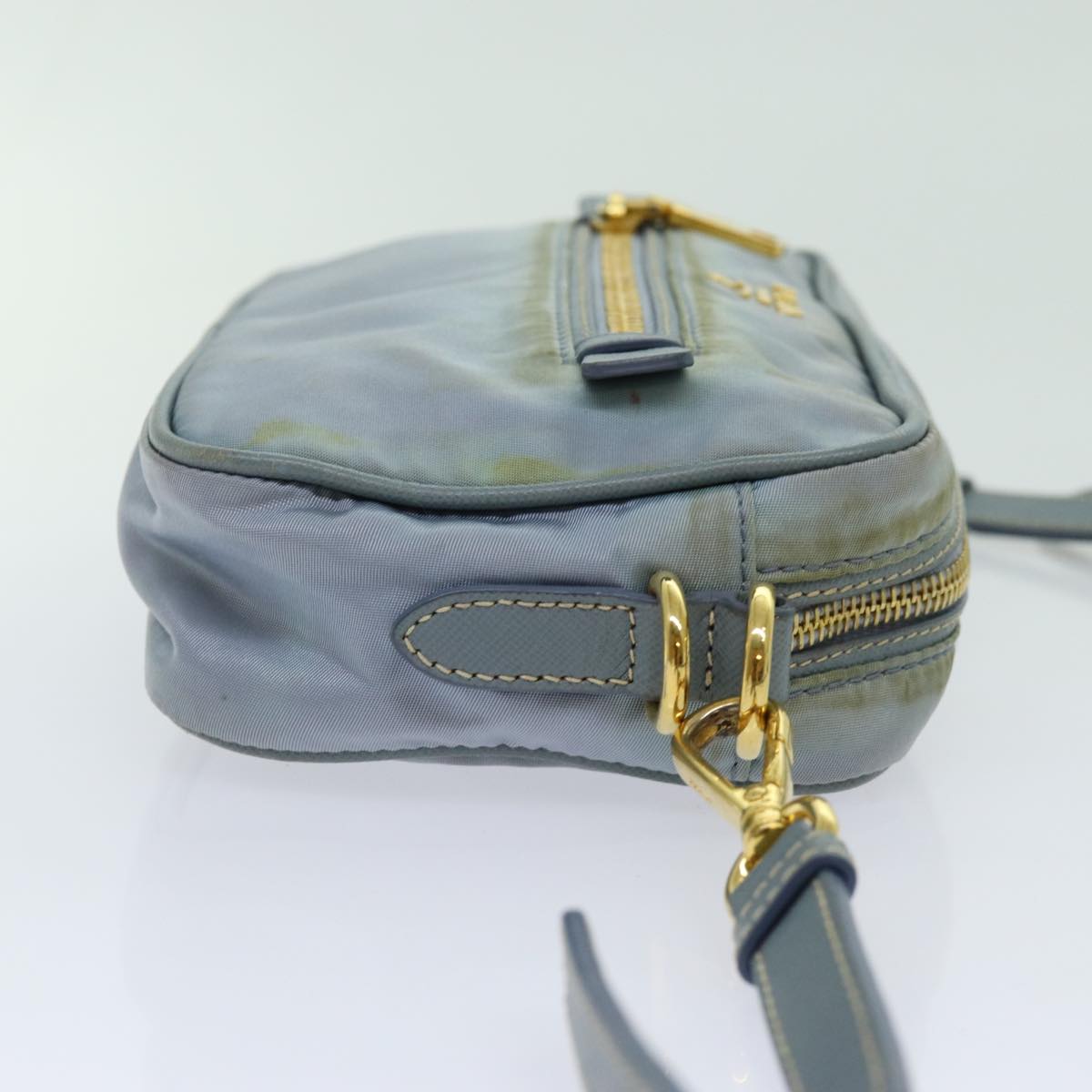 Luxury PradaShoulder Bag Nylon Light Blue 70157
