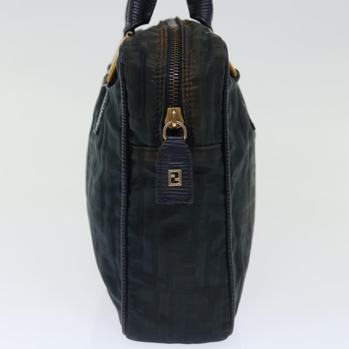 Luxury FendiZucca Canvas Hand Bag Black70163