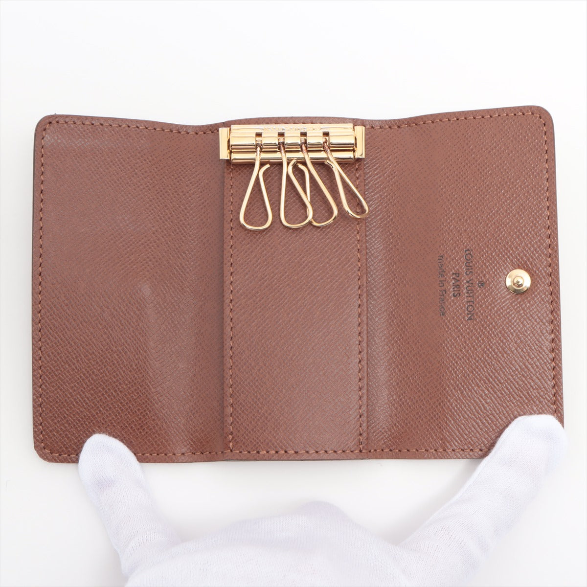 Louis Vuitton Monogram Multicell 4 M69517 Brown Keycase  Reaction