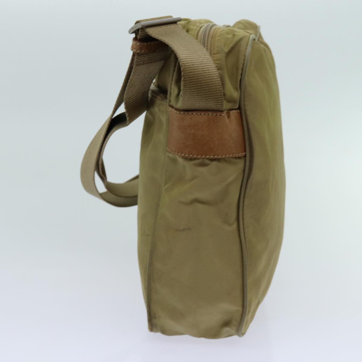 Luxury PradaShoulder Bag Nylon Beige 70211