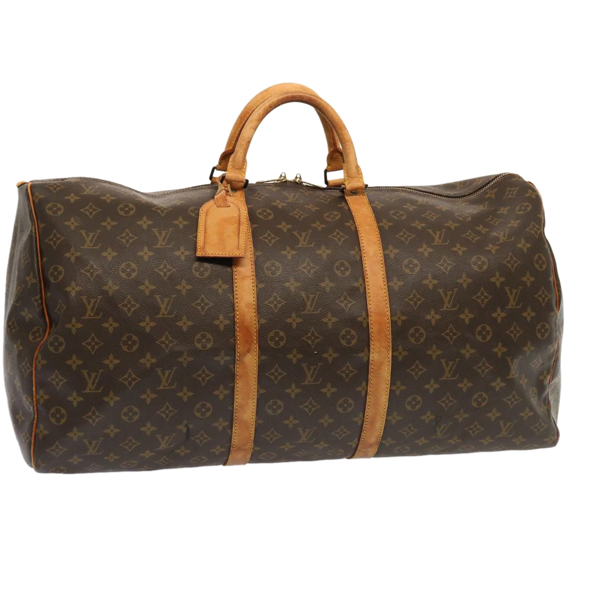 LOUIS VUITTON Monogram Keepall 60 Boston Bag M41422 LV 70219