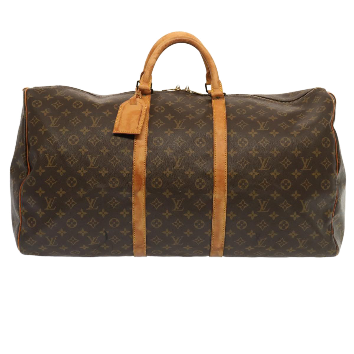 LOUIS VUITTON Monogram Keepall 60 Boston Bag M41422 LV 70219