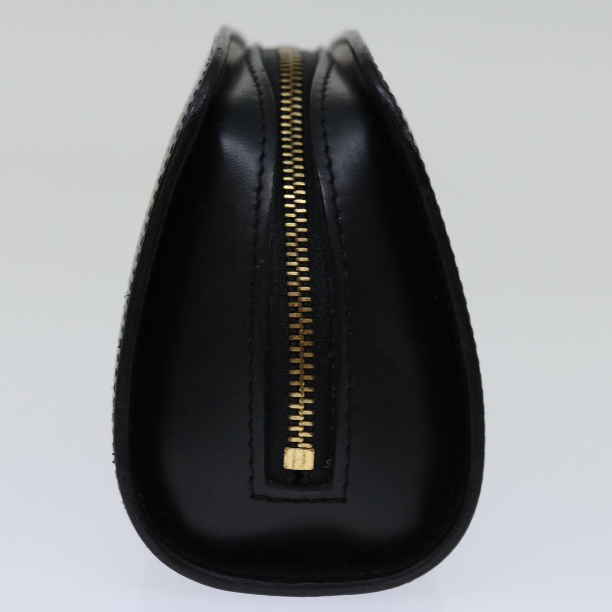 LOUIS VUITTON Epi Dauphine PM Pouch Black M48442 LV 70221