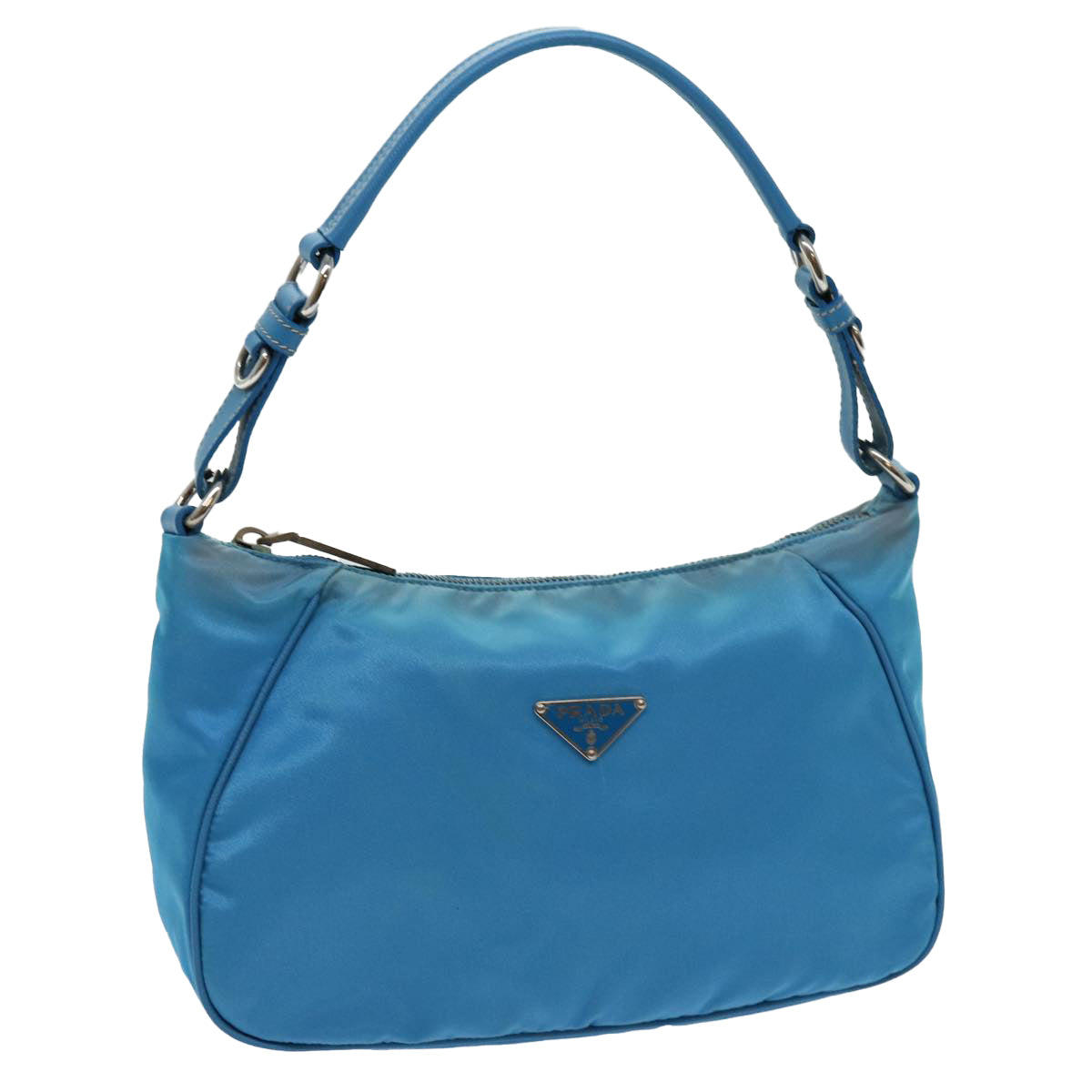 Luxury PradaAccessory Pouch Nylon Light Blue 70224