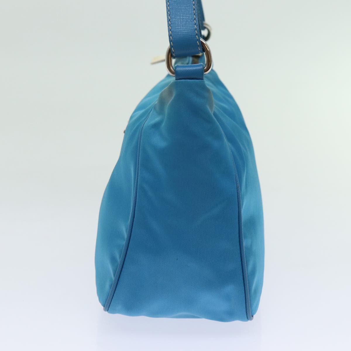 Luxury PradaAccessory Pouch Nylon Light Blue 70224