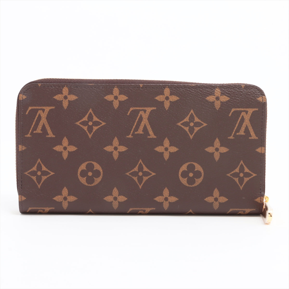 Louis Vuitton Monogram  Wallet M42616 Brown Round Zip Wallet