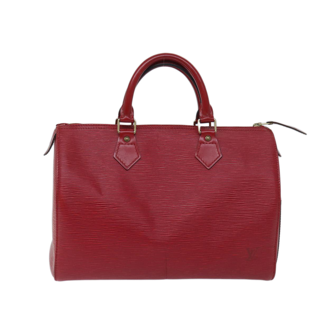 LOUIS VUITTON Epi Speedy 30 Hand Bag Castilian Red M43007 LV 70228