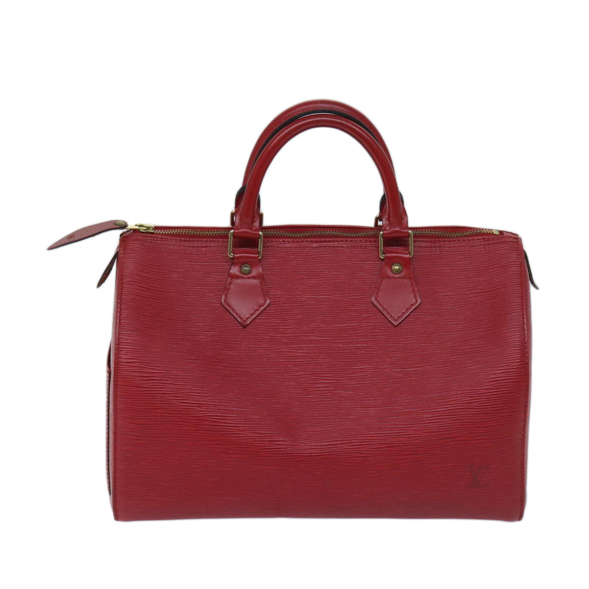 LOUIS VUITTON Epi Speedy 30 Hand Bag Castilian Red M43007 LV 70228