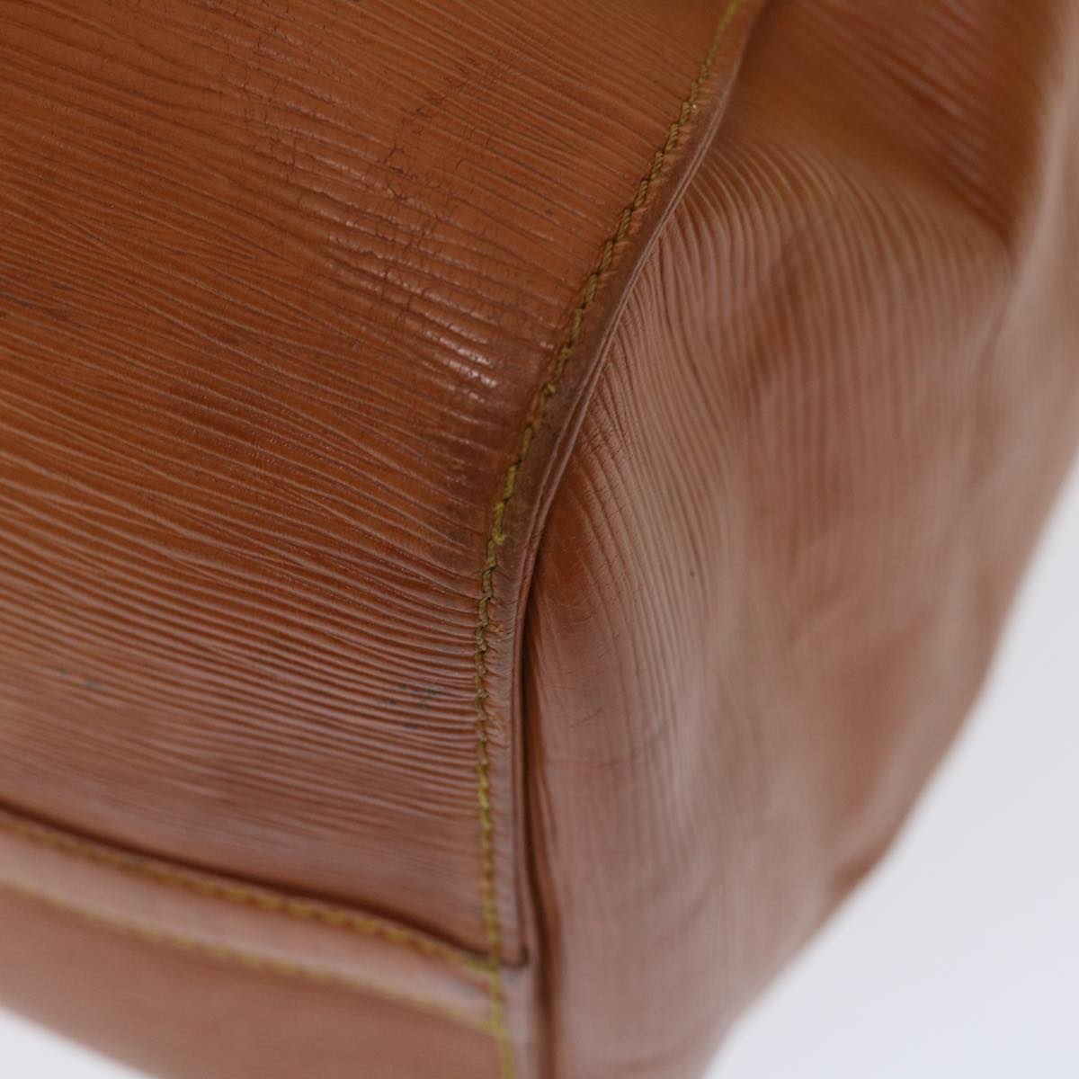 LOUIS VUITTON Epi Keepall 45 Boston Bag Brown Zipang gold M42978 LV 70234