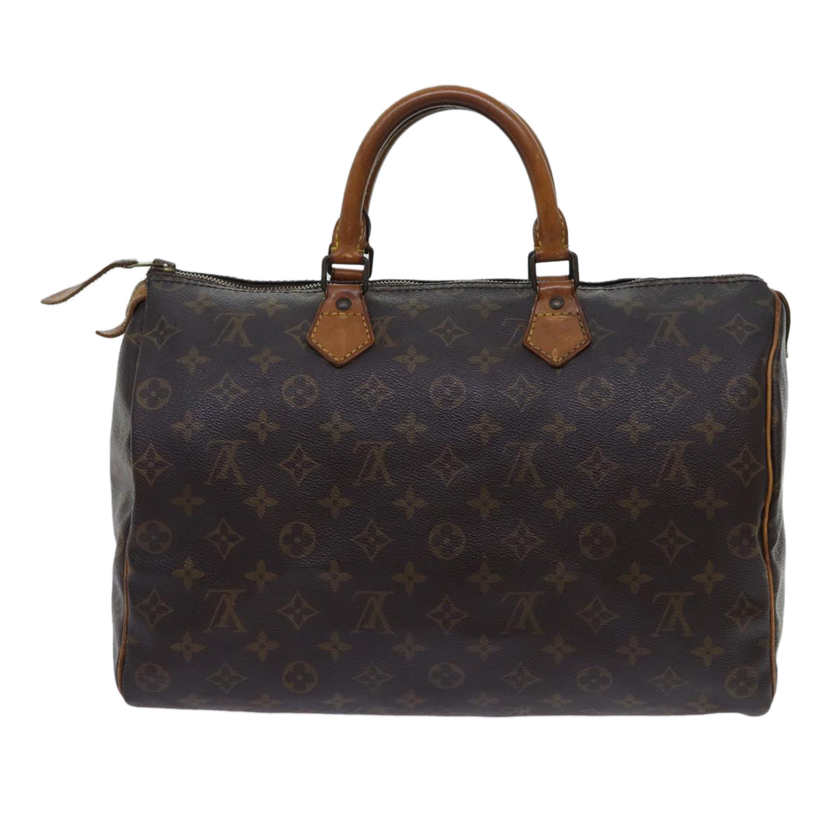 LOUIS VUITTON Monogram Speedy 35 Hand Bag M41524 LV 70237
