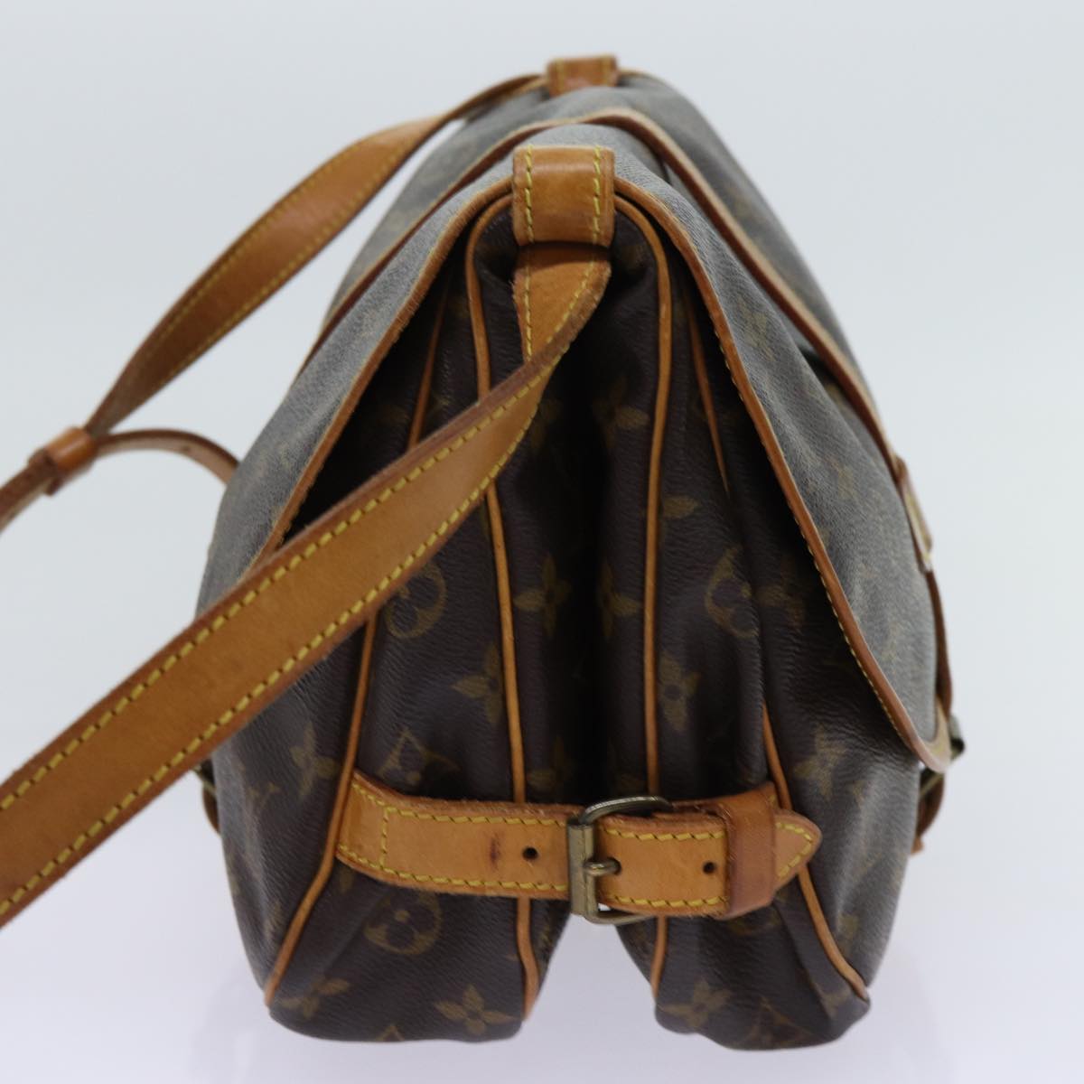 LOUIS VUITTON Monogram Saumur 30 Shoulder Bag M42256 LV 70247