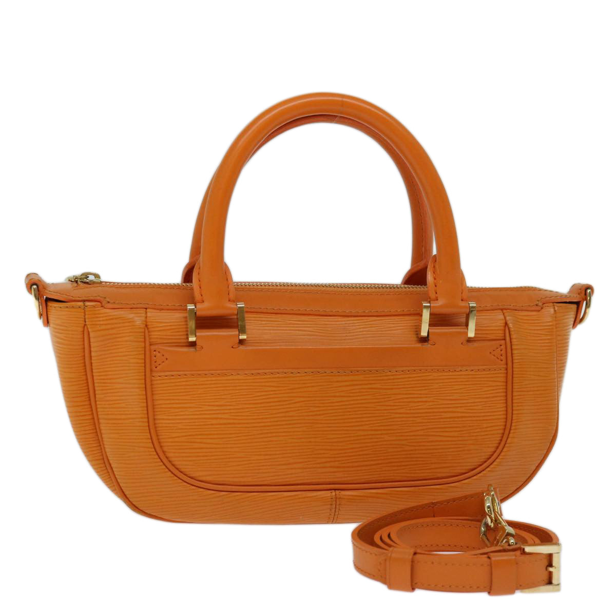 LOUIS VUITTON Epi Danura PM Shoulder Bag 2Way Orange Mandarin M5891H 70248