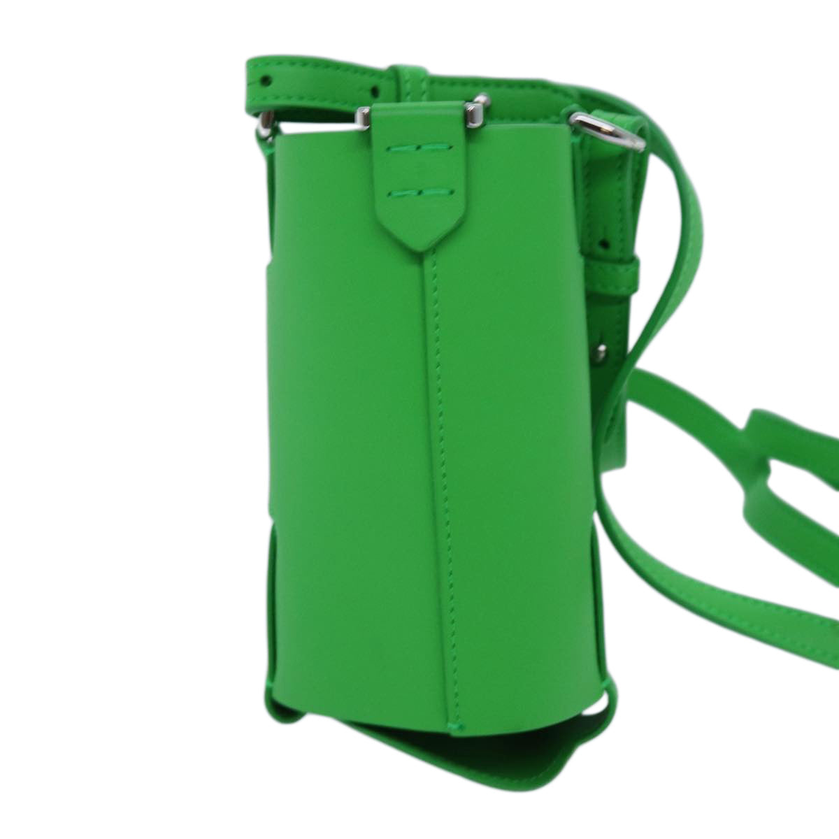 Luxury FendiBottle Holder Water bottle Leather Green70256A