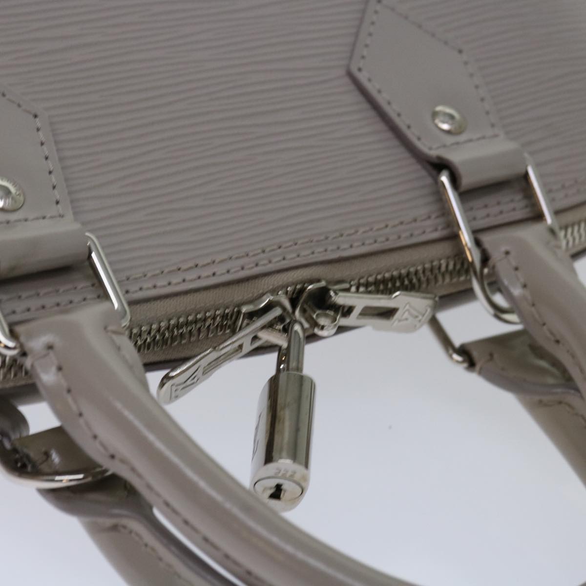 LOUIS VUITTON Epi Alma PM Hand Bag Gre M40621 LV 70265