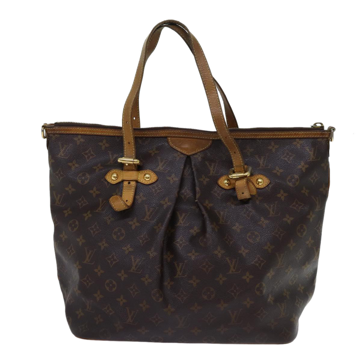 LOUIS VUITTON Monogram Palermo GM Tote Bag 2way M40146 LV 70272