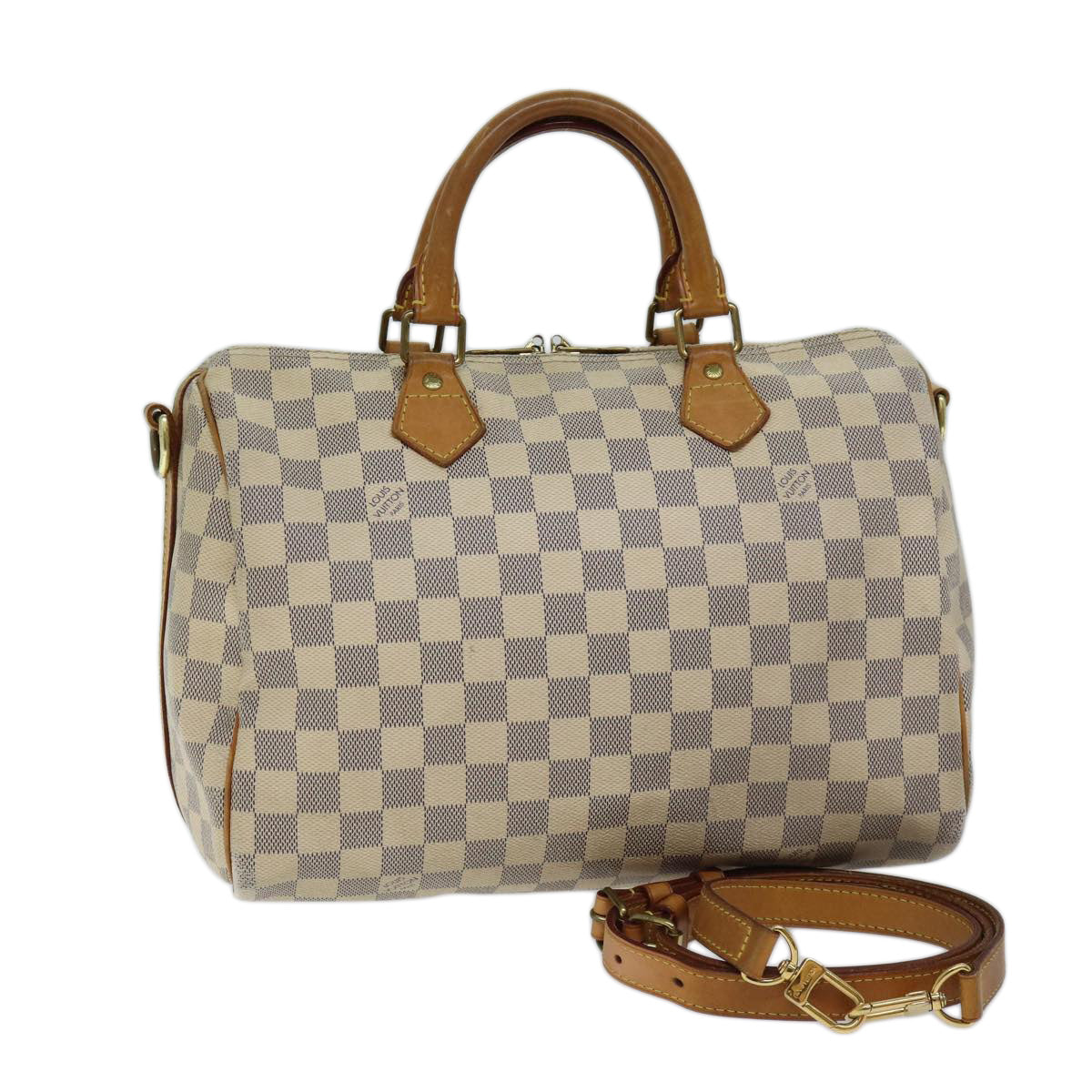 LOUIS VUITTON Damier Azur Speedy Bandouliere 30 2Way Hand Bag N41052 70275