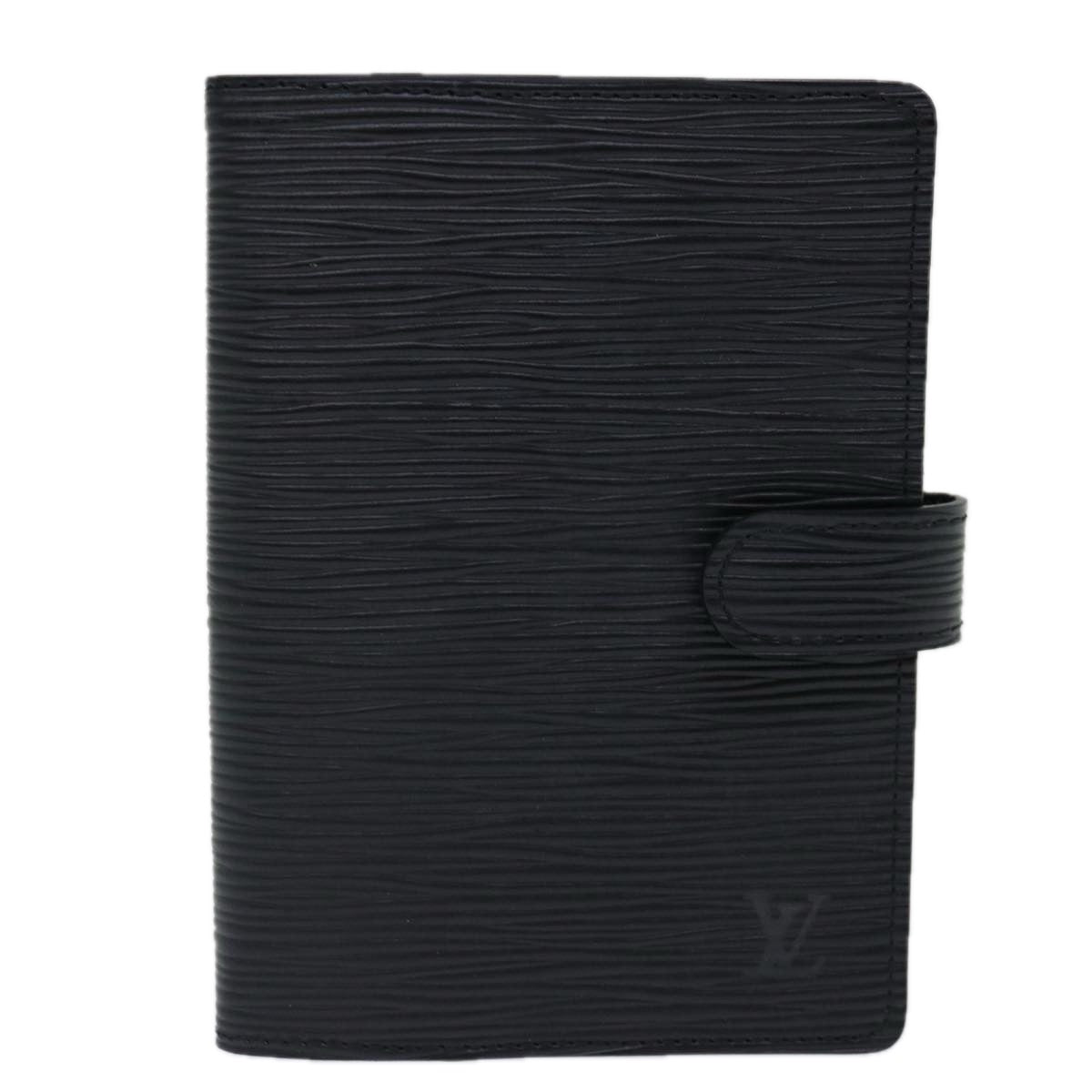 LOUIS VUITTON Epi Agenda PM Day Planner Cover Black R20052 LV 70286
