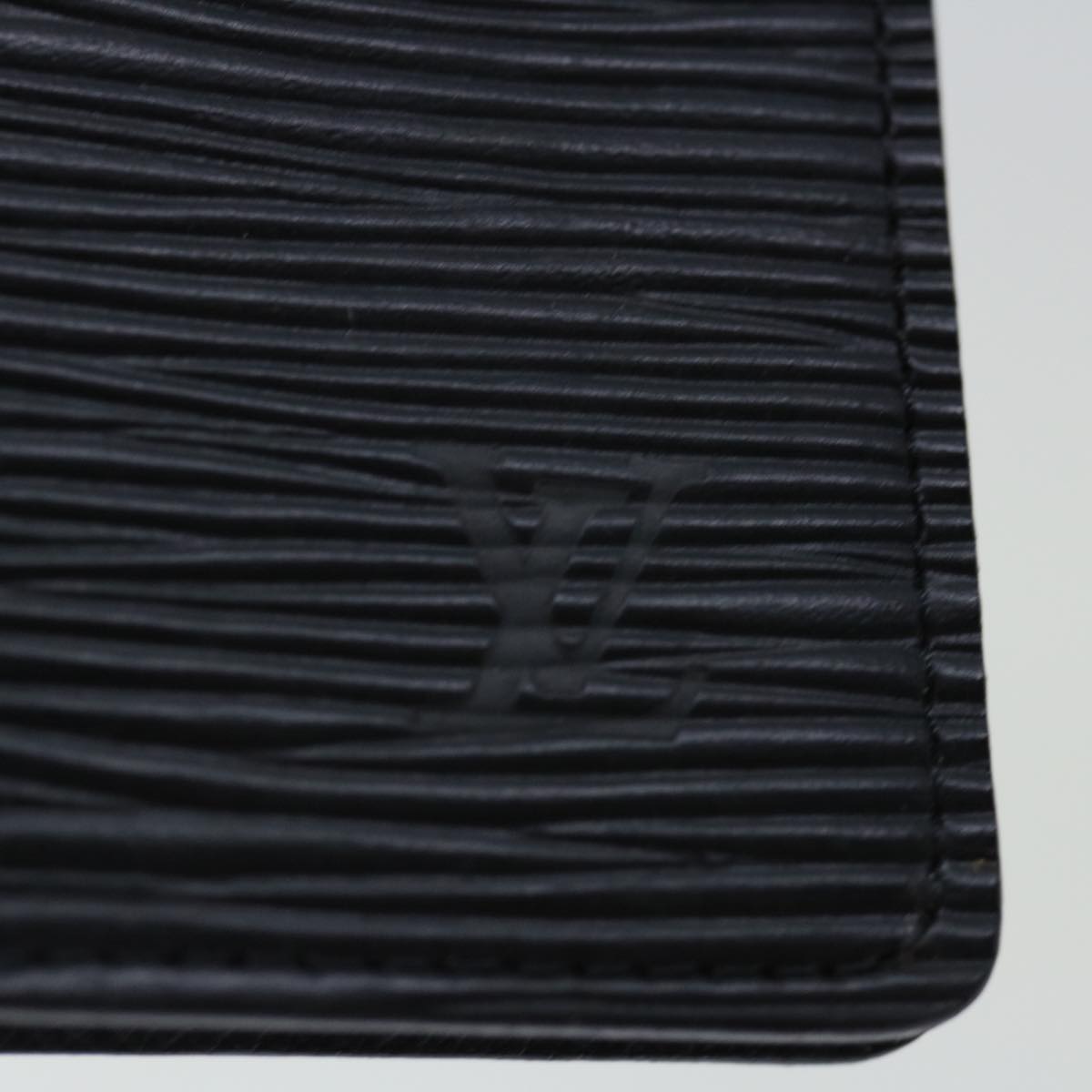 LOUIS VUITTON Epi Agenda PM Day Planner Cover Black R20052 LV 70286