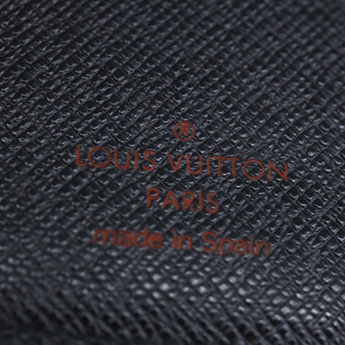 LOUIS VUITTON Epi Agenda PM Day Planner Cover Black R20052 LV 70286