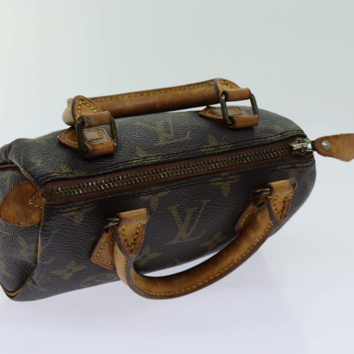LOUIS VUITTON Monogram Mini Speedy Hand Bag M41534 LV 70295