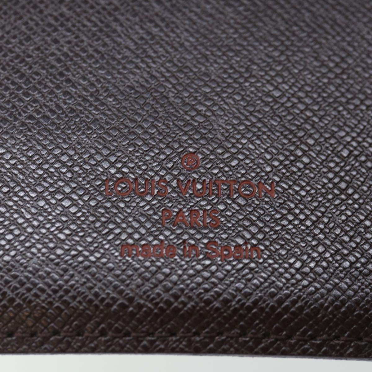 LOUIS VUITTON Damier Ebene Agenda PM Day Planner Cover R20700 LV 70298
