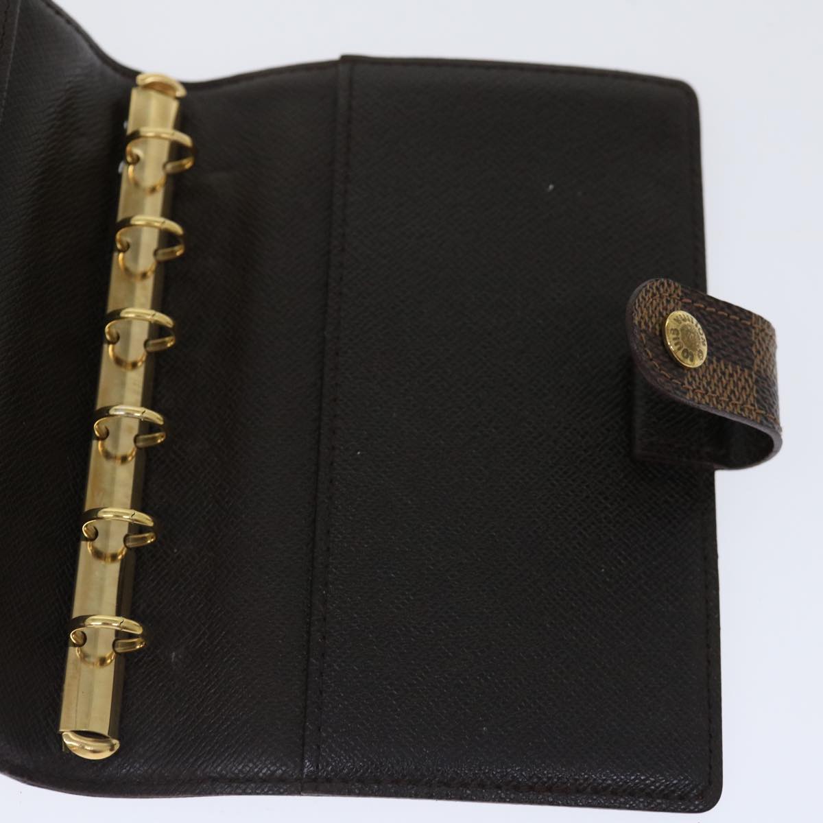 LOUIS VUITTON Damier Ebene Agenda PM Day Planner Cover R20700 LV 70298