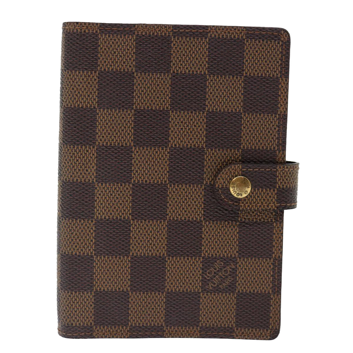LOUIS VUITTON Damier Ebene Agenda PM Day Planner Cover R20700 LV 70298