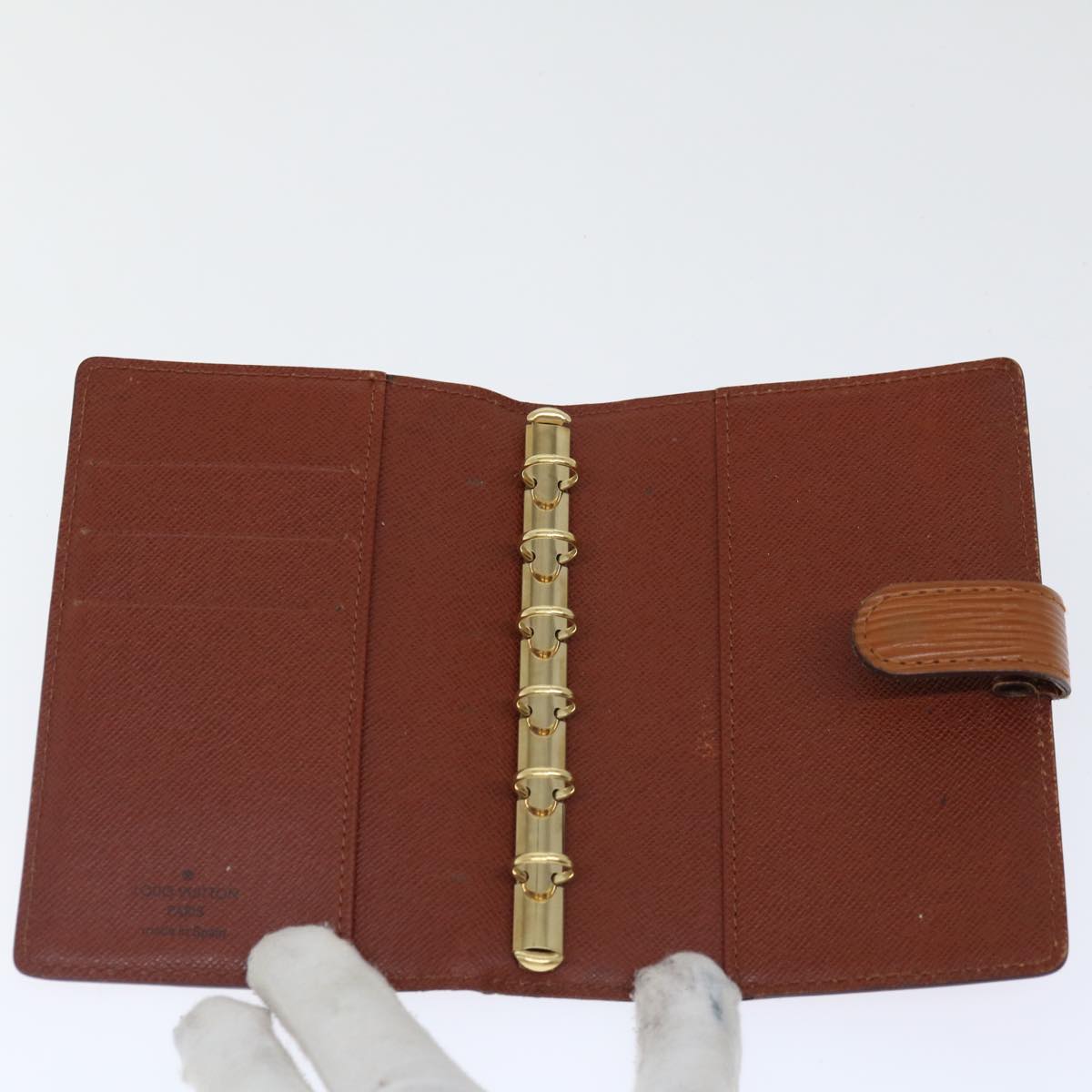 LOUIS VUITTON Epi Agenda PM Day Planner Cover Brown R20053 LV 70299