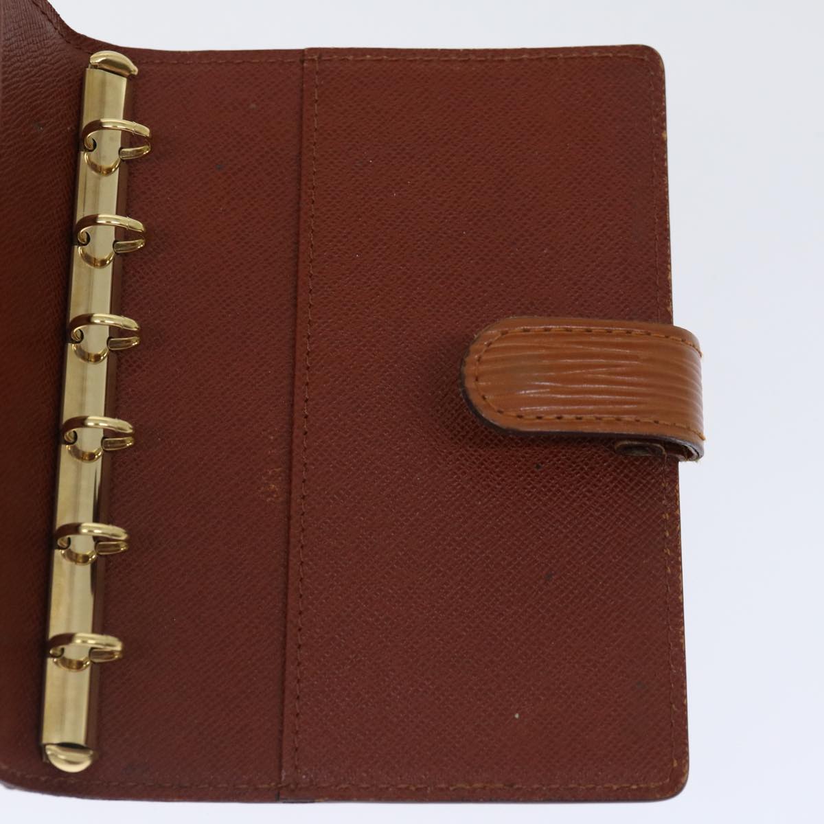 LOUIS VUITTON Epi Agenda PM Day Planner Cover Brown R20053 LV 70299