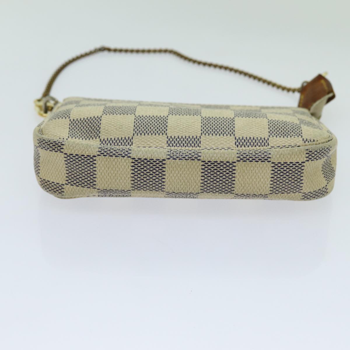 LOUIS VUITTON Damier Azur Mini Pochette Accessoires Pouch N58010 LV 70302