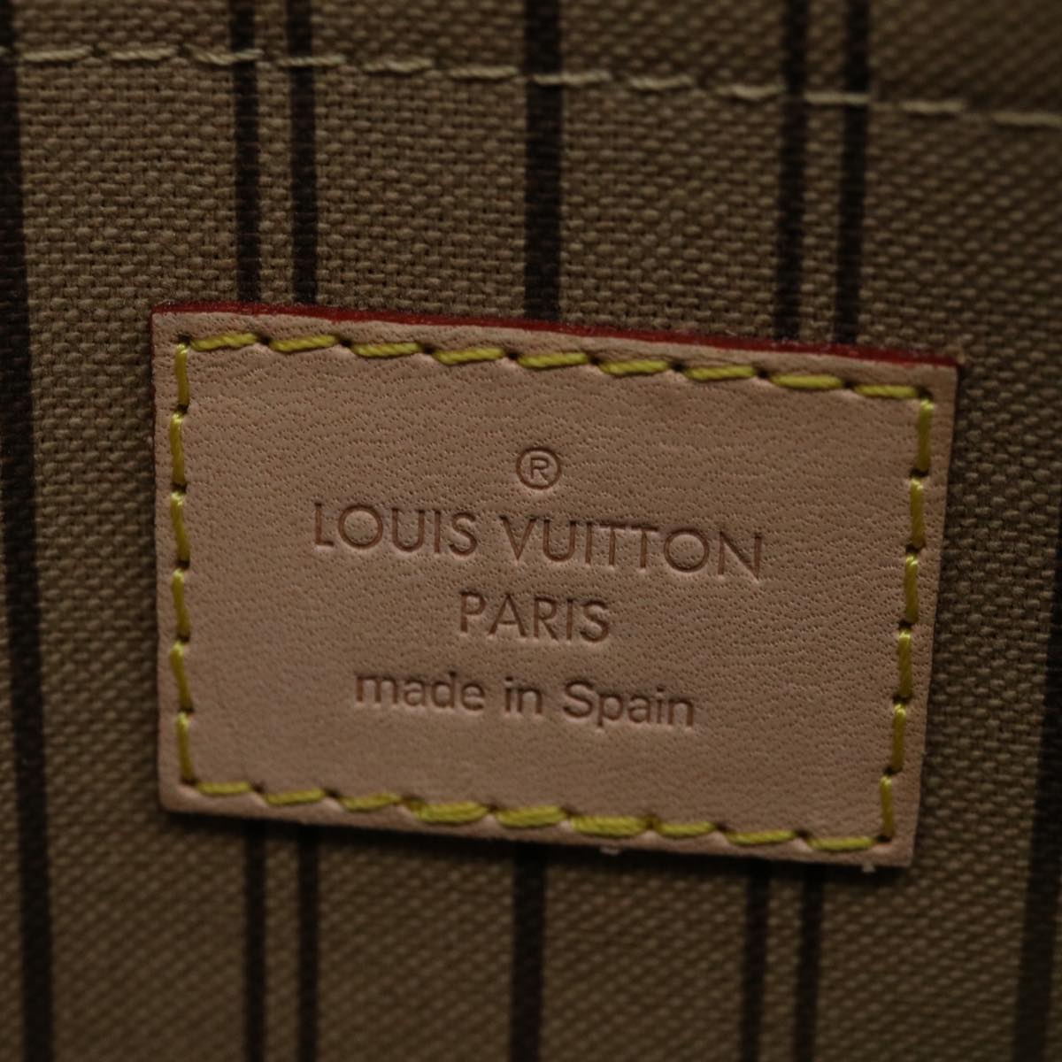 LOUIS VUITTON Monogram Neverfull MM Pouch Accessory Pouch LV 70307