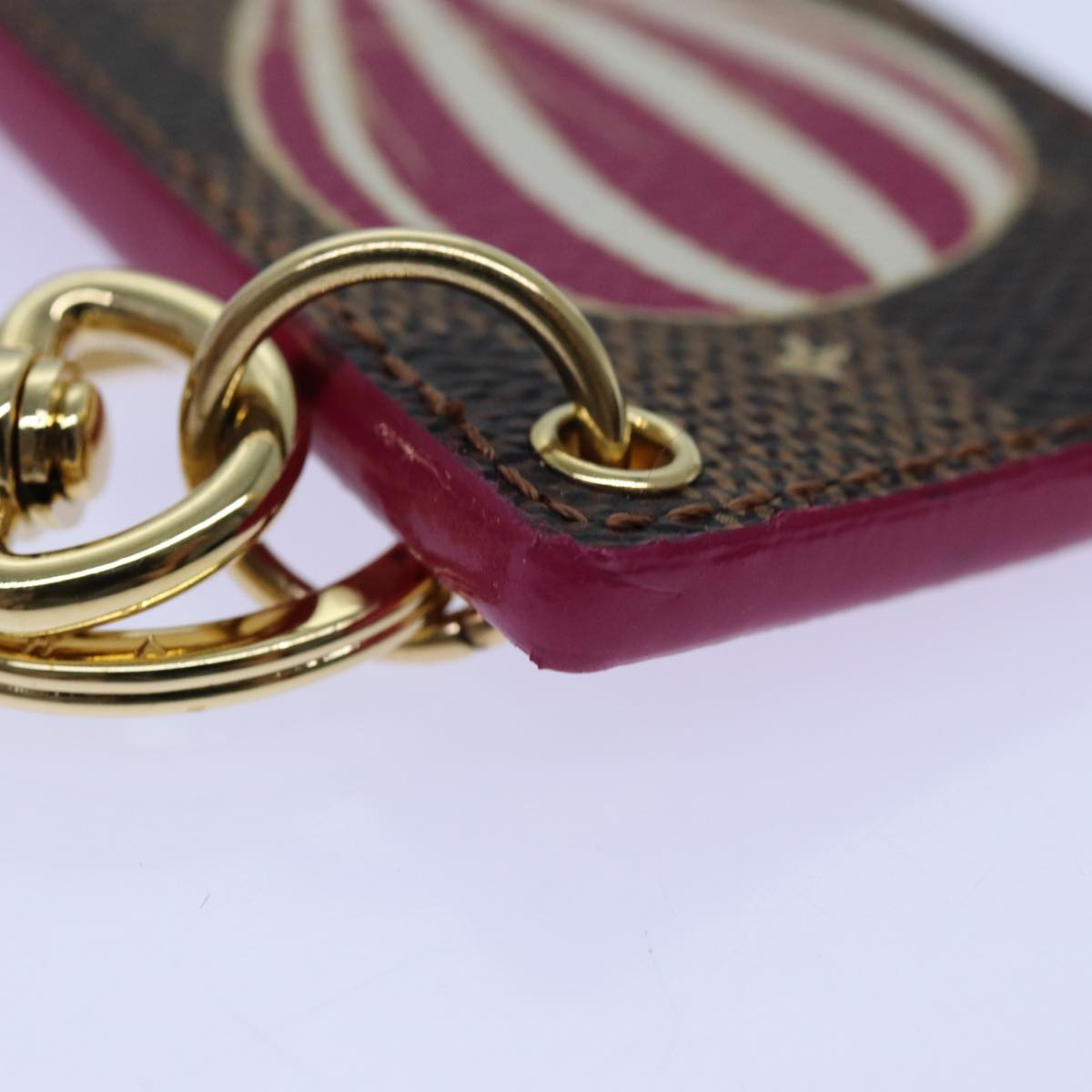 LOUIS VUITTON Damier Color Air Balloon Illustre Charm Pink M67933 LV 70309
