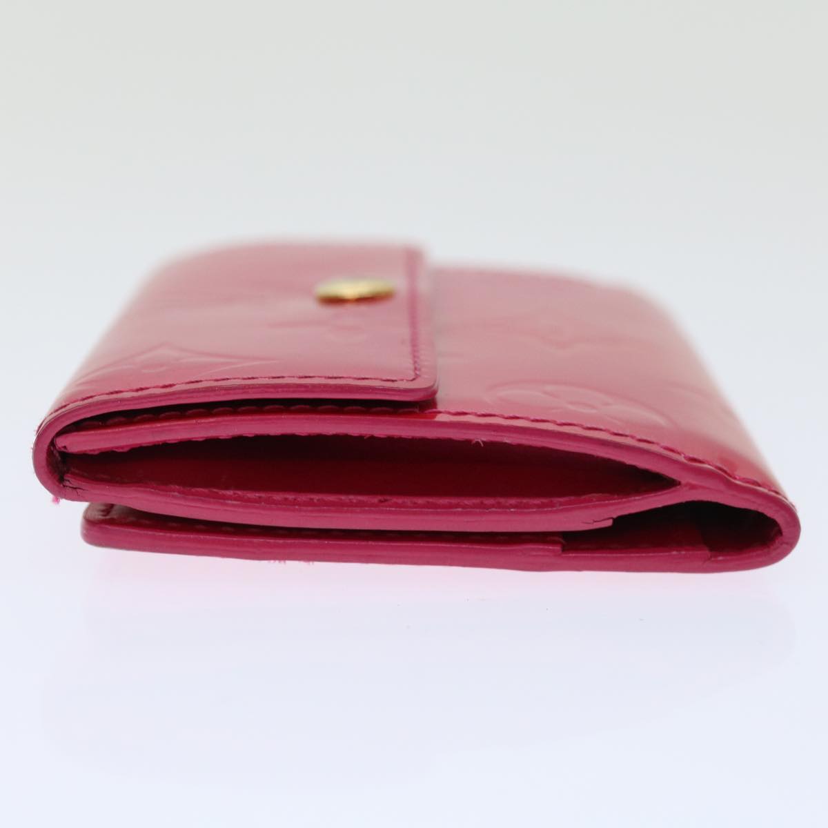LOUIS VUITTON Monogram Vernis Ludlow Wallet Pink Fuchsia M91244 LV 70312