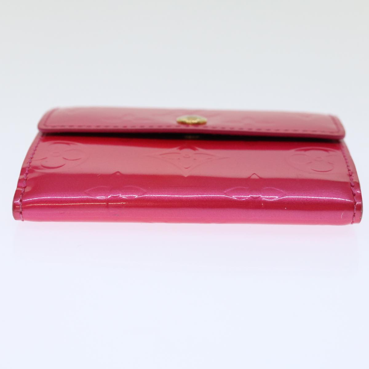 LOUIS VUITTON Monogram Vernis Ludlow Wallet Pink Fuchsia M91244 LV 70312