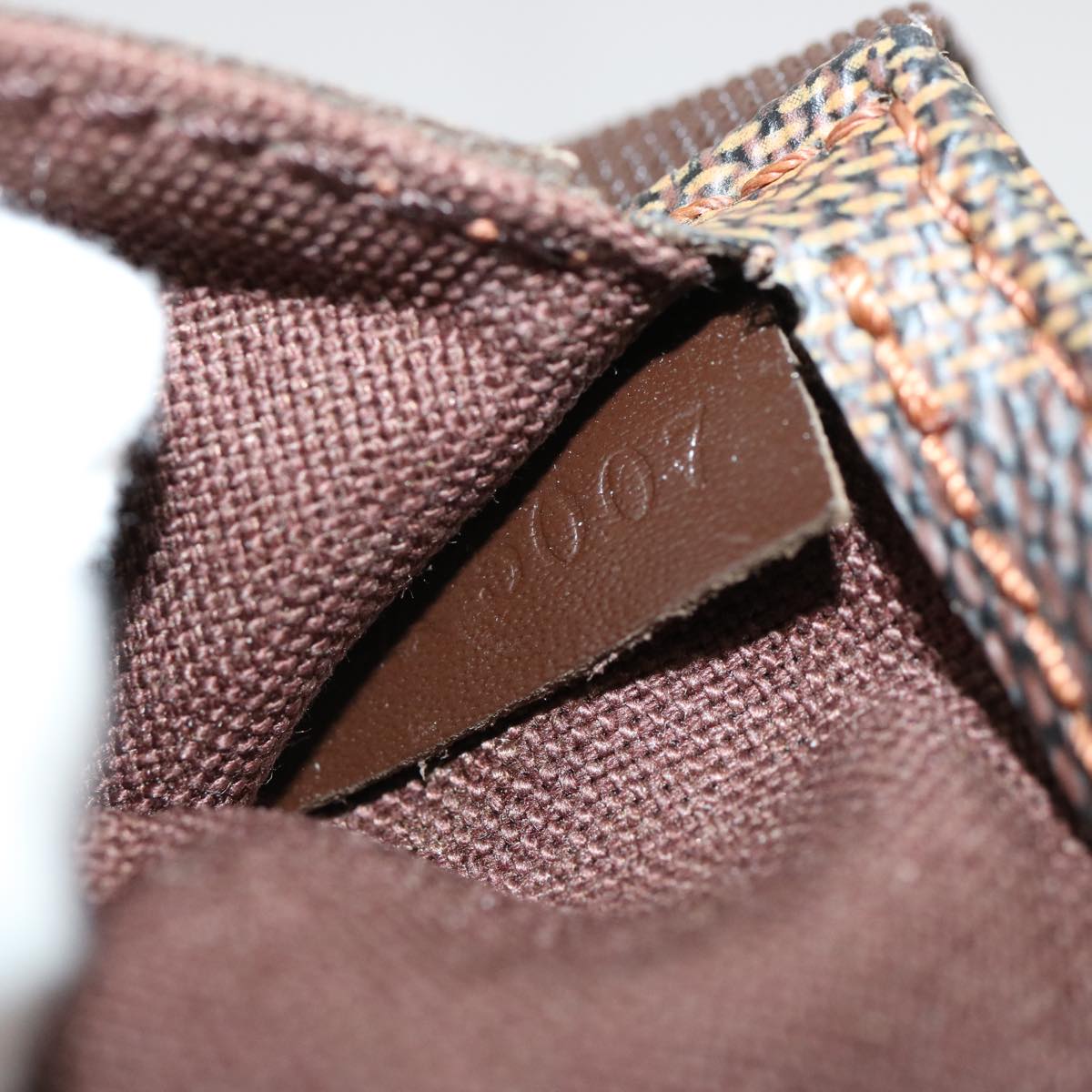 LOUIS VUITTON Damier Ebene Geronimos Shoulder Bag N51994 LV 70326