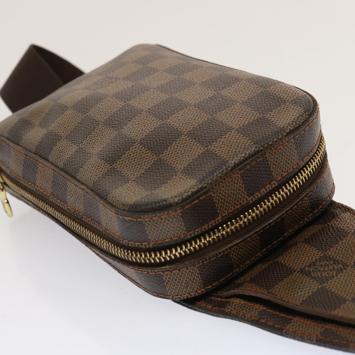 LOUIS VUITTON Damier Ebene Geronimos Shoulder Bag N51994 LV 70326