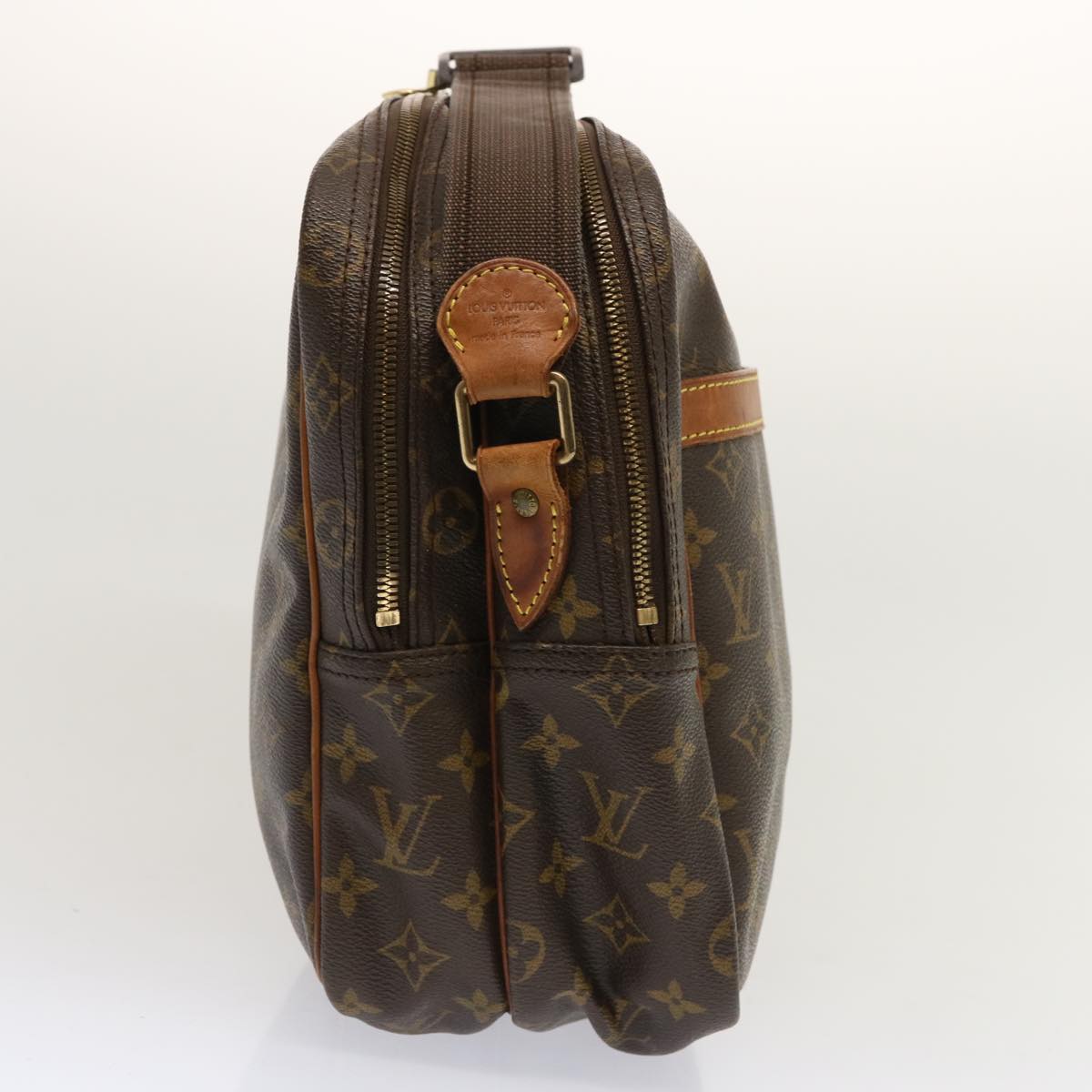 LOUIS VUITTON Monogram Reporter GM Shoulder Bag M45252 LV 70363