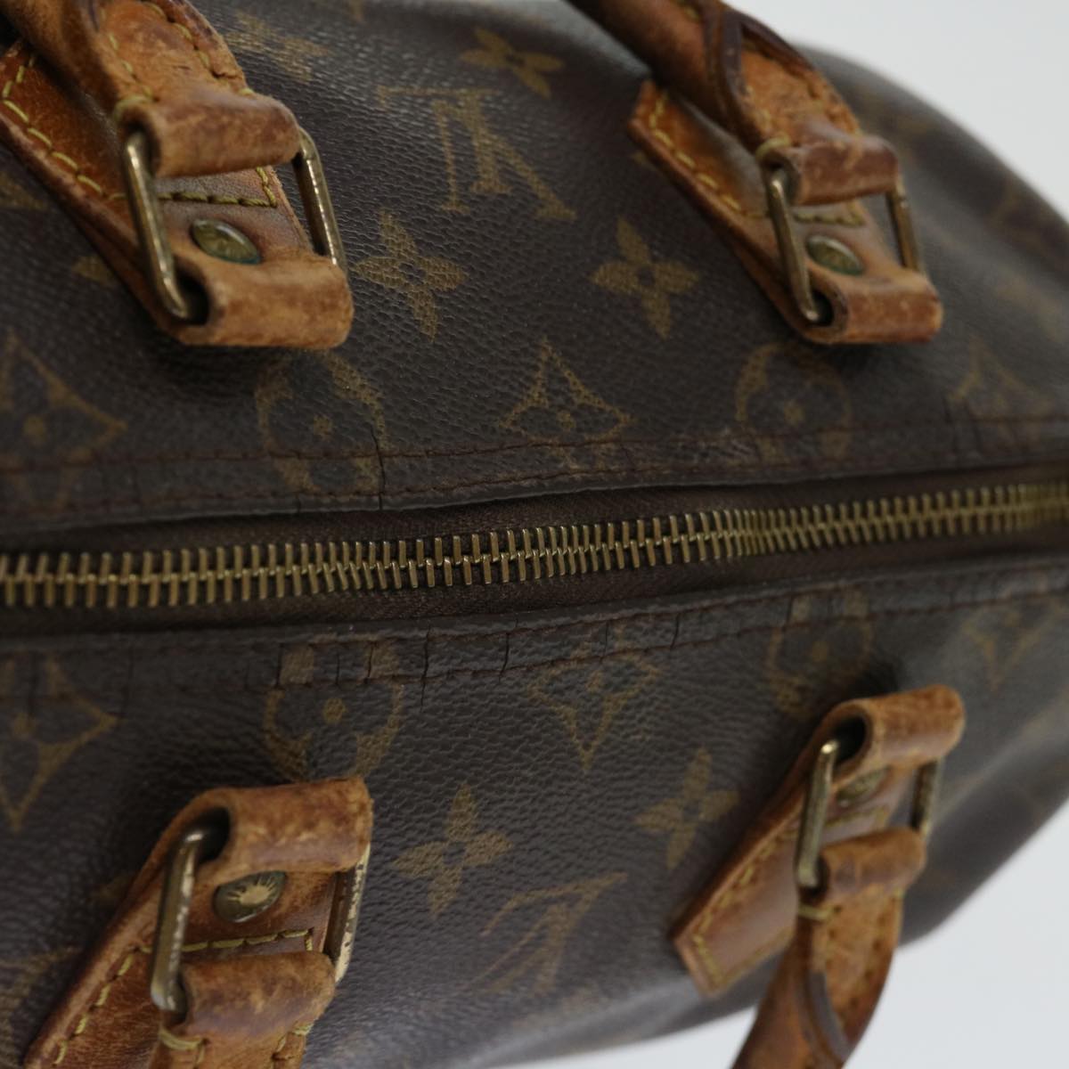 LOUIS VUITTON Monogram Speedy 25 Hand Bag M41528 LV 70366