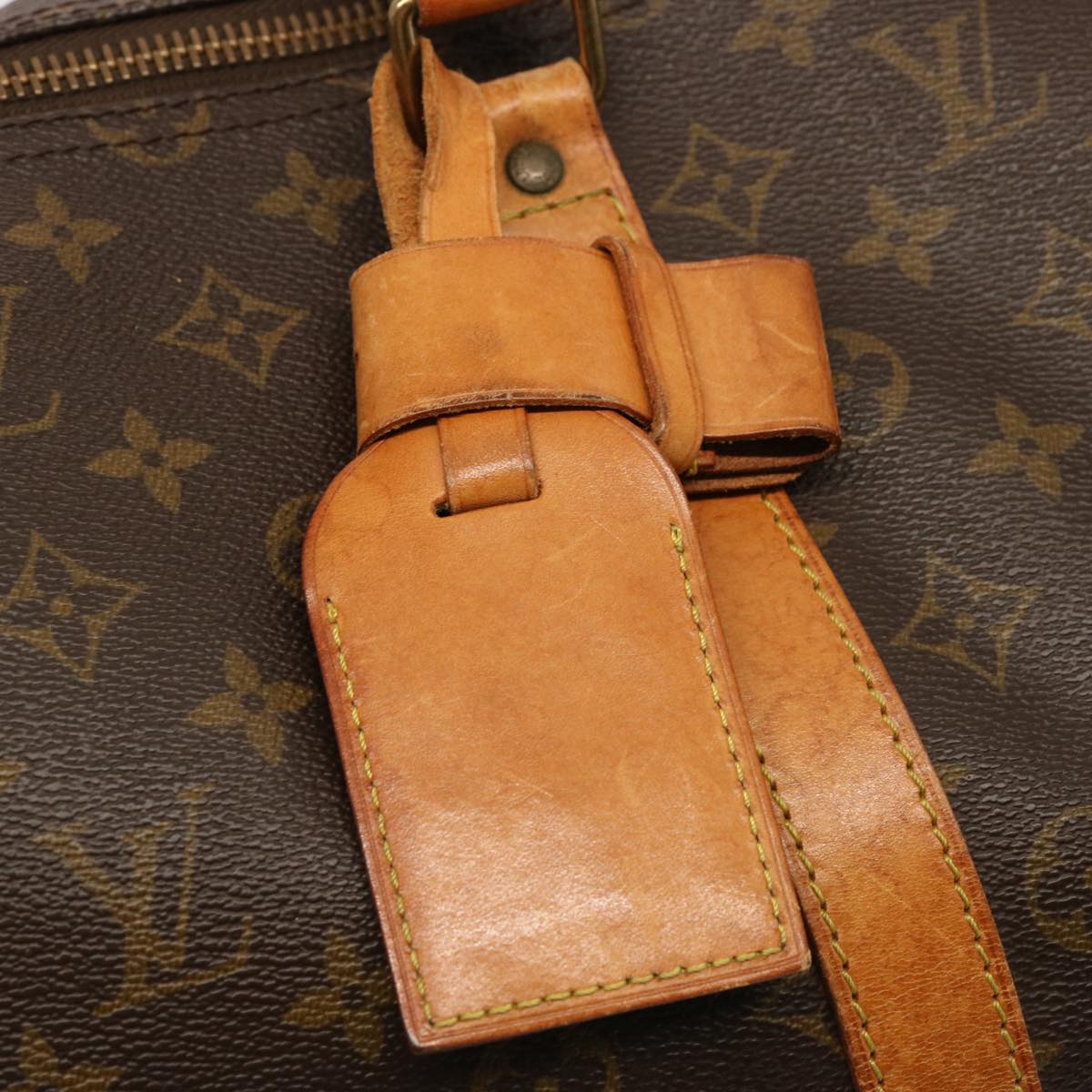 LOUIS VUITTON Monogram Keepall Bandouliere 55 Boston Bag M41414 LV 70372