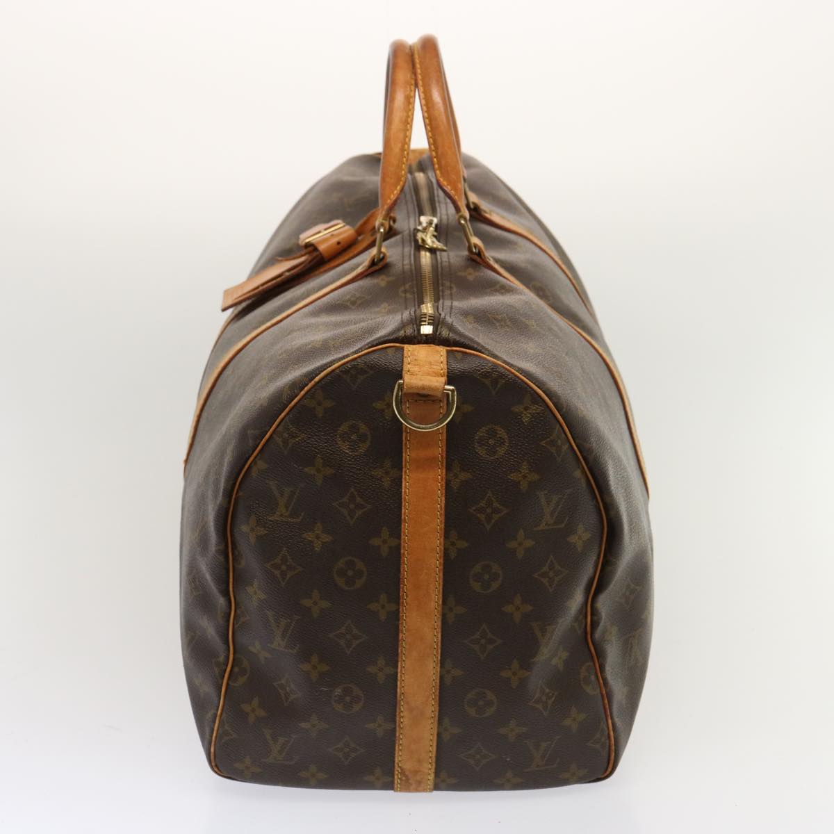 LOUIS VUITTON Monogram Keepall Bandouliere 55 Boston Bag M41414 LV 70372