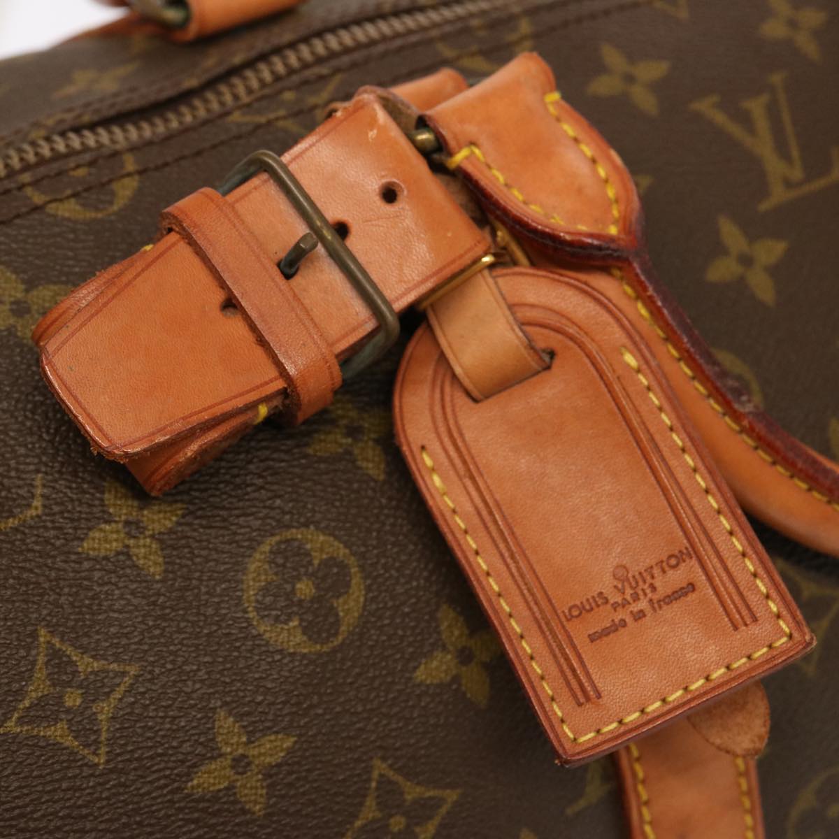 LOUIS VUITTON Monogram Keepall Bandouliere 55 Bag Vintage M41414 LV 70373