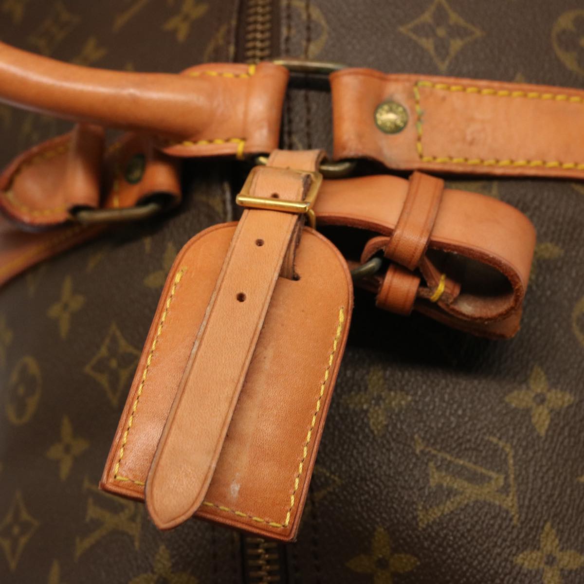 LOUIS VUITTON Monogram Keepall Bandouliere 55 Bag Vintage M41414 LV 70373