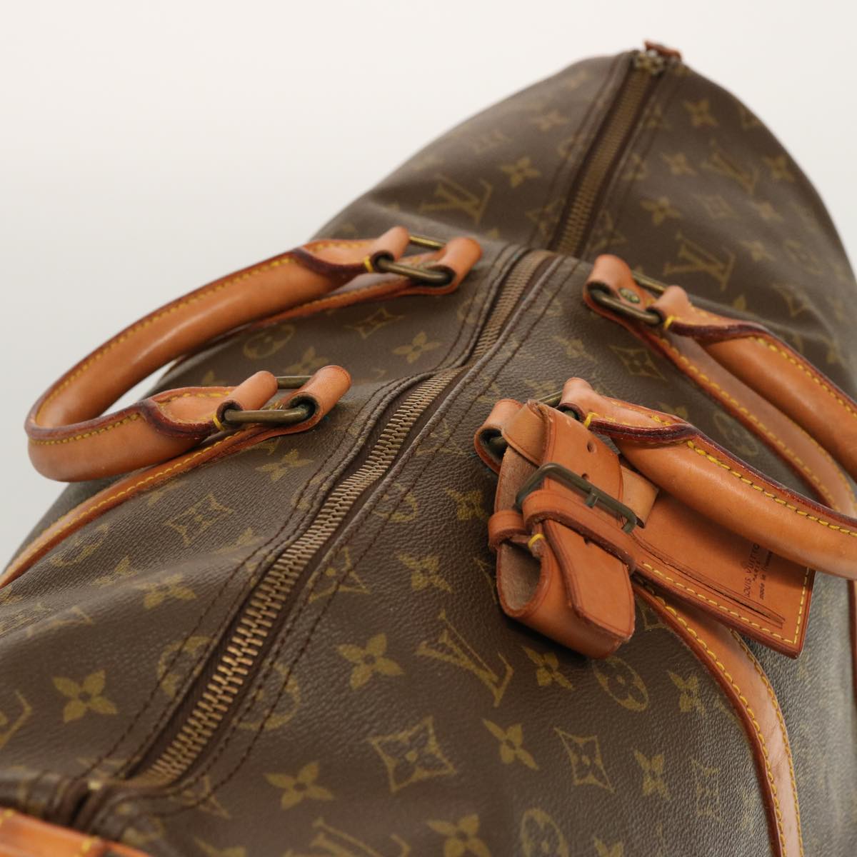 LOUIS VUITTON Monogram Keepall Bandouliere 55 Bag Vintage M41414 LV 70373