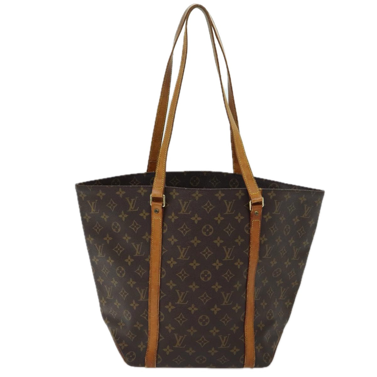 LOUIS VUITTON Monogram Sac Shopping Tote Bag M51108 LV 70375