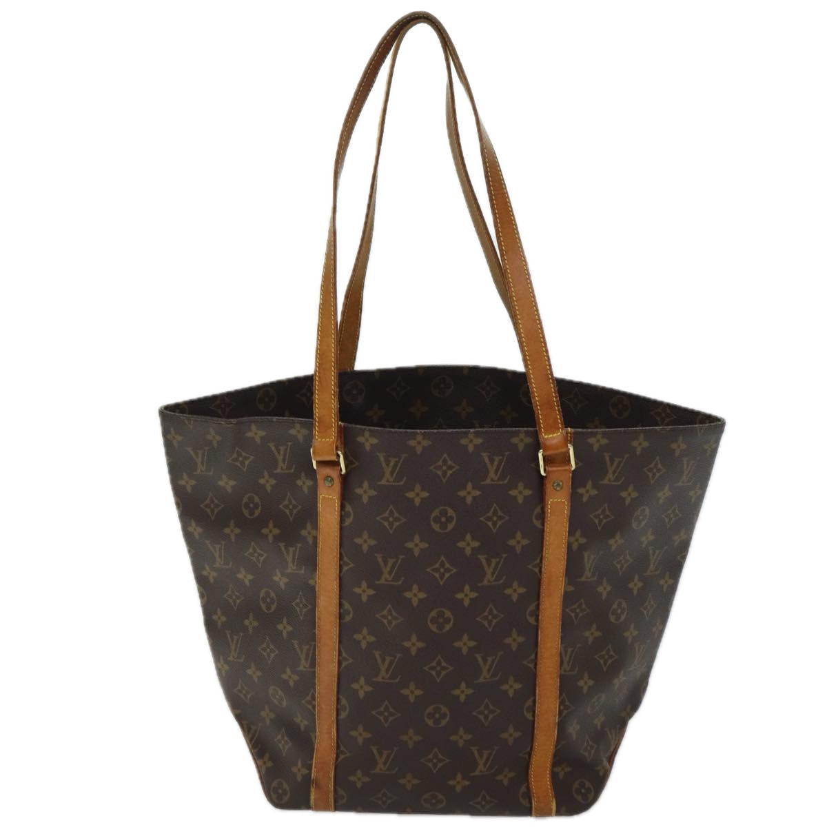 LOUIS VUITTON Monogram Sac Shopping Tote Bag M51108 LV 70375